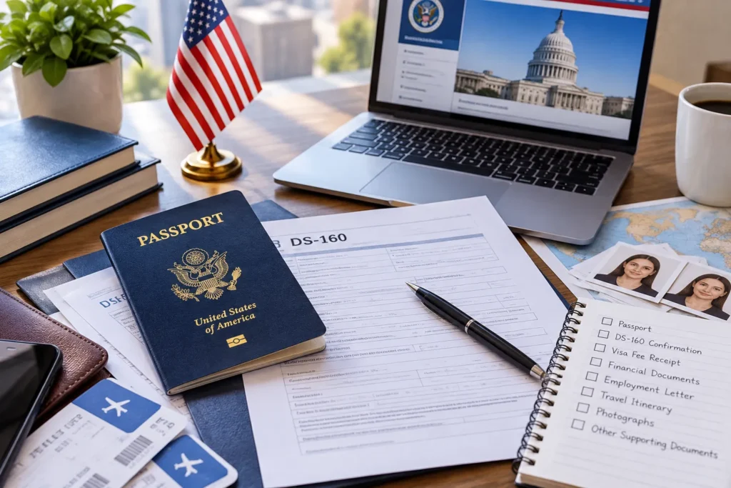 US entry visa requirements and application documents
