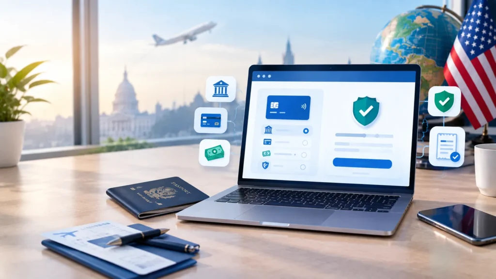 U.S. visa application fee and MRV payment process